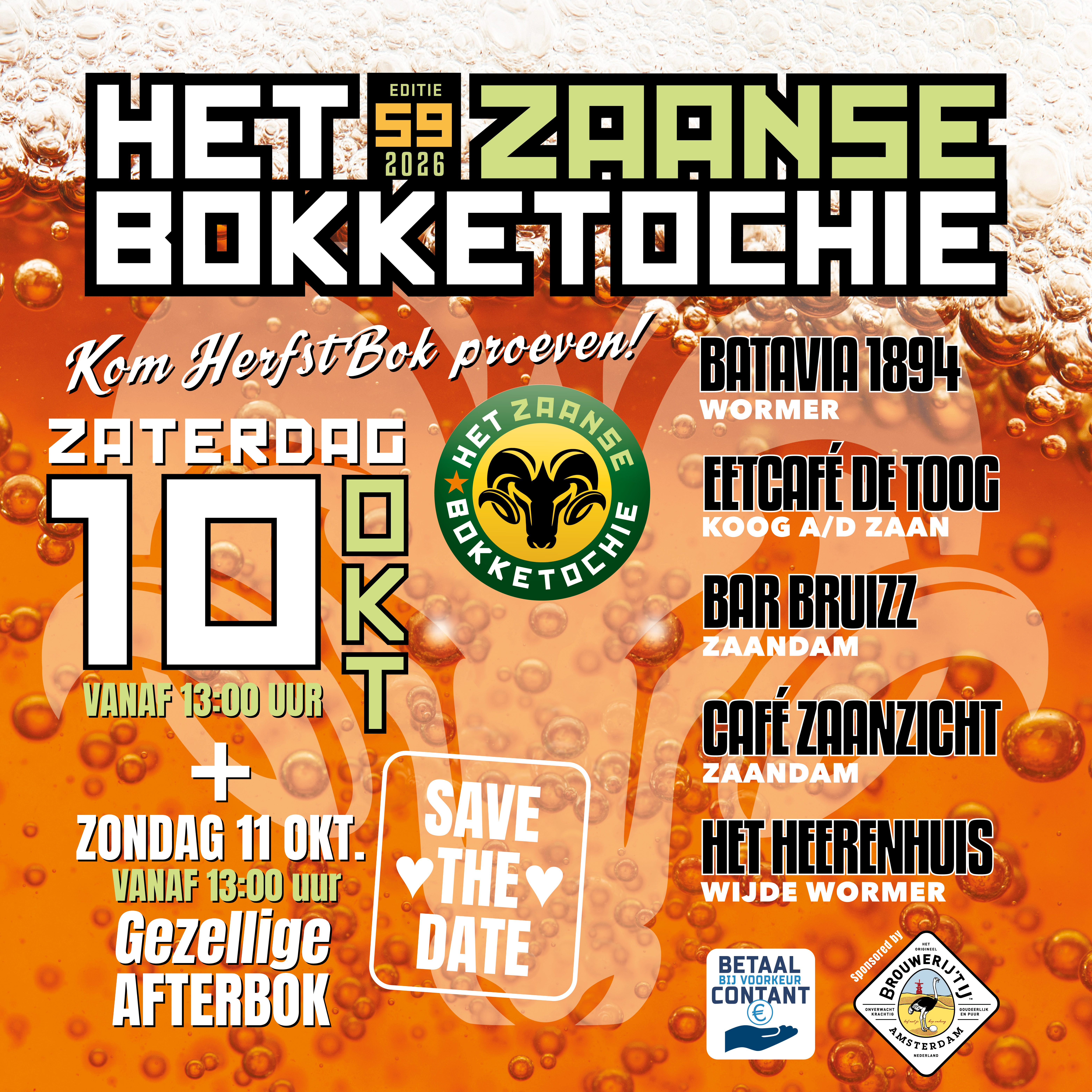 Bokketochie Herfst 2026